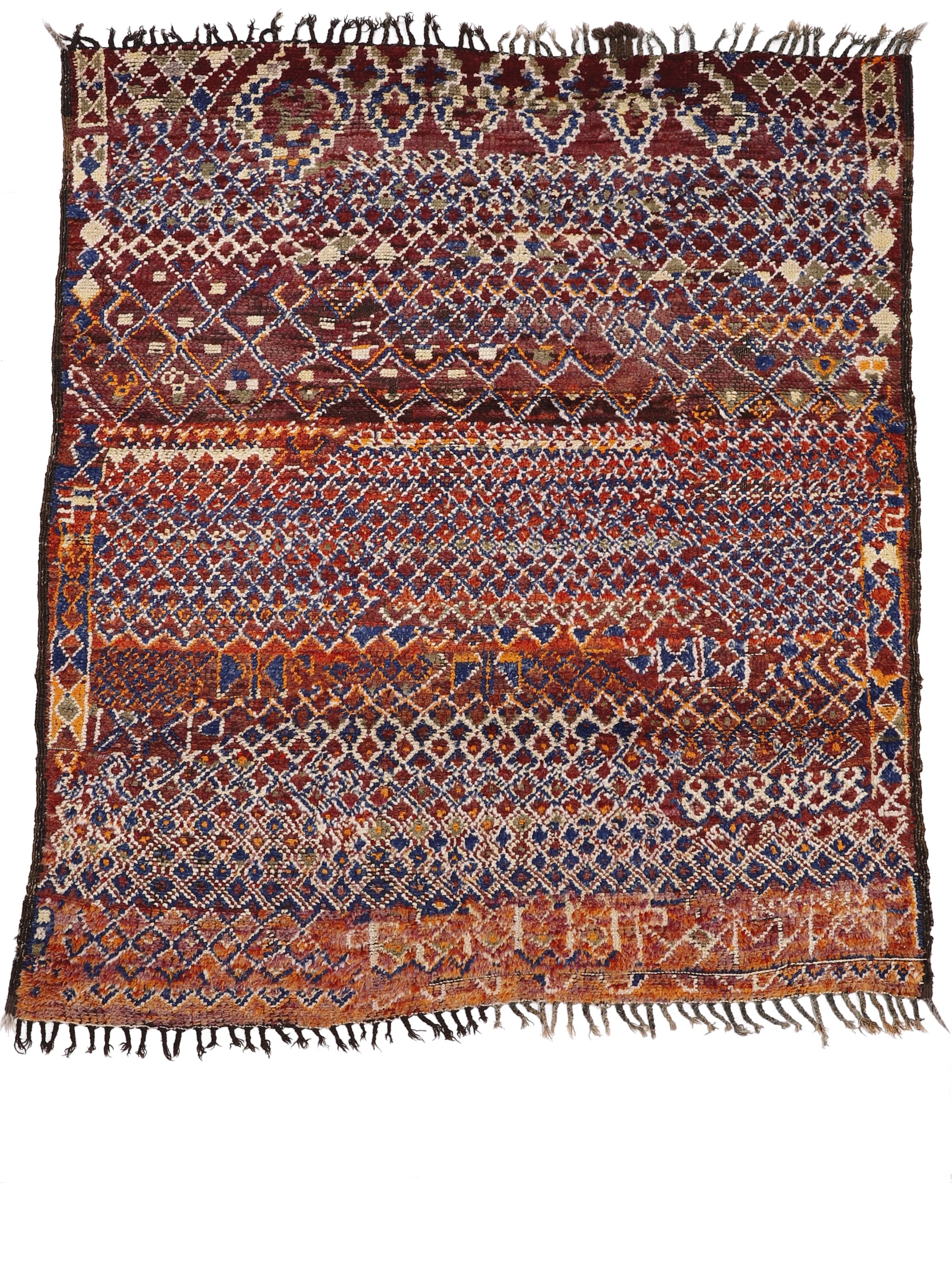 VINTAGE COLORFUL MOROCCAN AUBERGINE