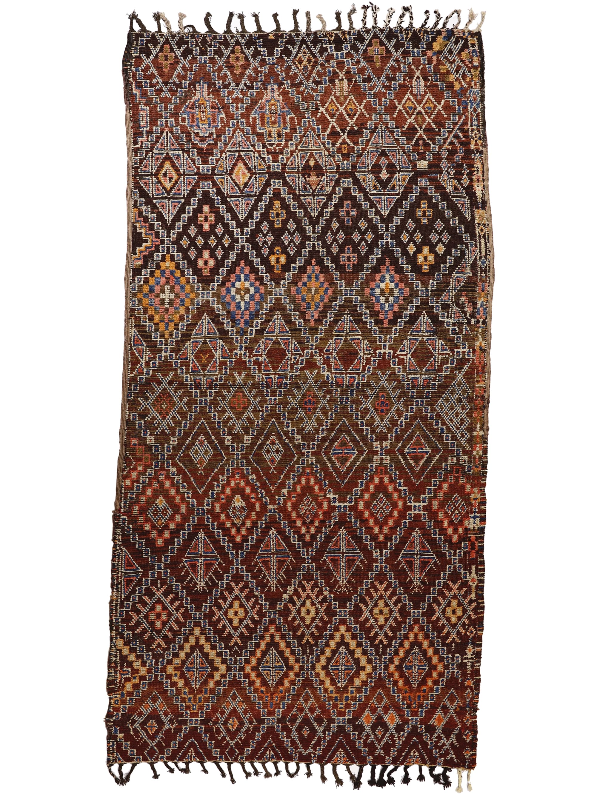 VINTAGE COLORFUL MOROCCAN OMBRE MULTI